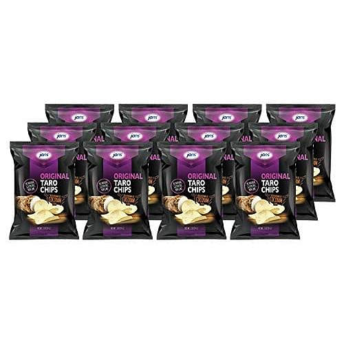 Jans – Root Chips Original Taro 3 Oz Pack of 12 3 oz*12 pack