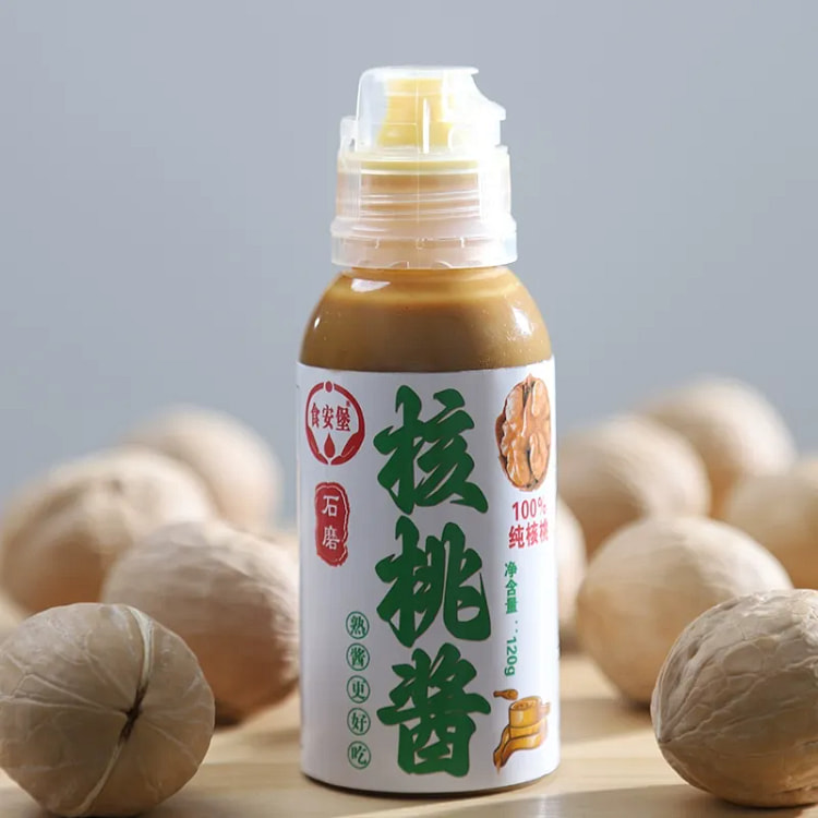 纯核桃酱儿童拌饭拌面吐司面包早餐酱120g*1瓶 120 克