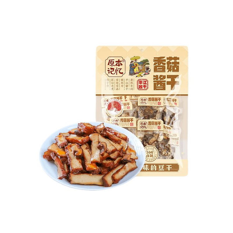 原本记忆湖南平江特产香菇酱干380g*1袋 380 克