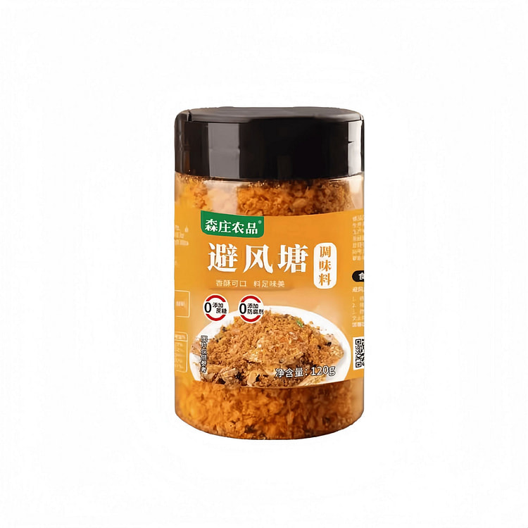 森庄农品 避风塘炒料炒虾120g瓶装调味料香酥粉 120 克