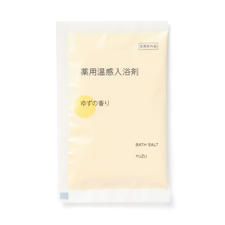 「日本直送」MUJI 无印良品 药用温感入浴剂 柚子香味 40克