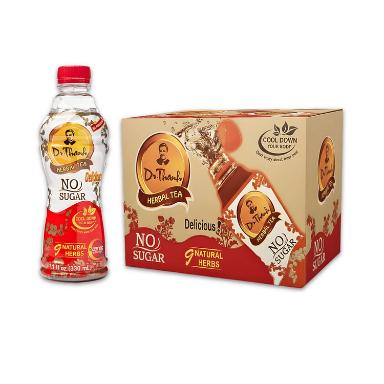 Dr. Thanh Herbal Tea No Sugar 11oz pack of 24 1 each