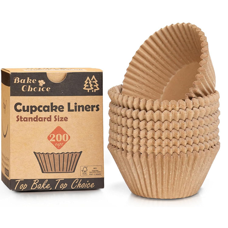 200pcs Standard Cupcake Liners for Baking, Muffin 1 each