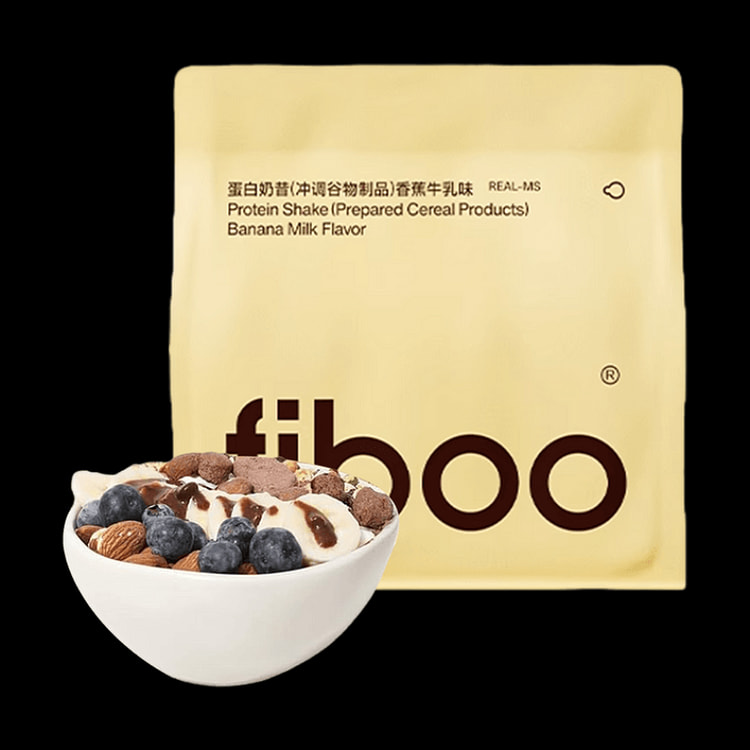 FIBOO爆料蛋白奶昔#香蕉牛乳味 低卡代餐-临期