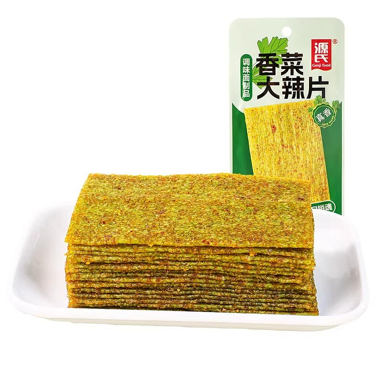 Genji Food Spicy Gluten Slice with Coriander 16g 1 pack