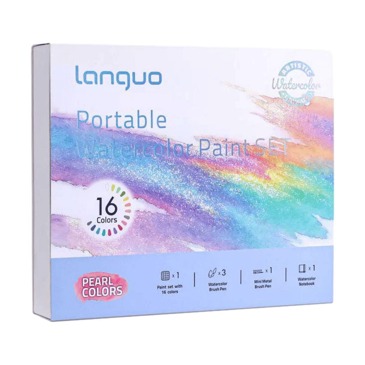 Exquisite Watercolor Paint Set – Pearl Color 1 box