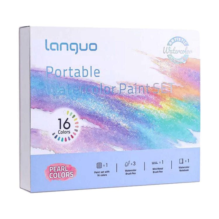 Exquisite Watercolor Paint Set - Pearl Color 1 box