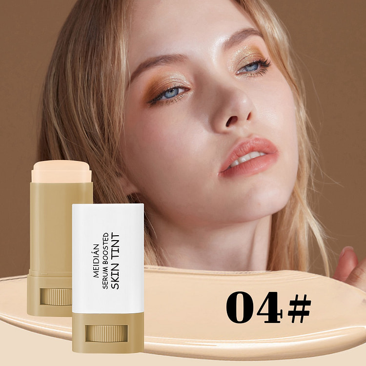 遮瑕温变粉底膏6色 粉底棒光彩不假白水润遮瑕#04 1 个