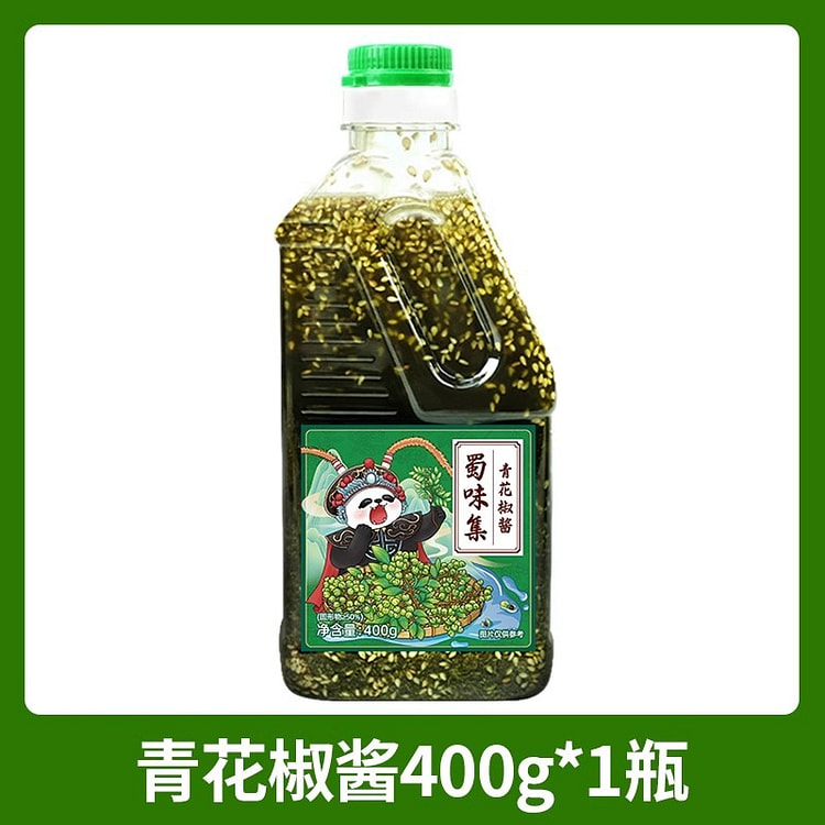 蜀味集 青花椒酱400g花椒酱 油藤椒麻椒调味料