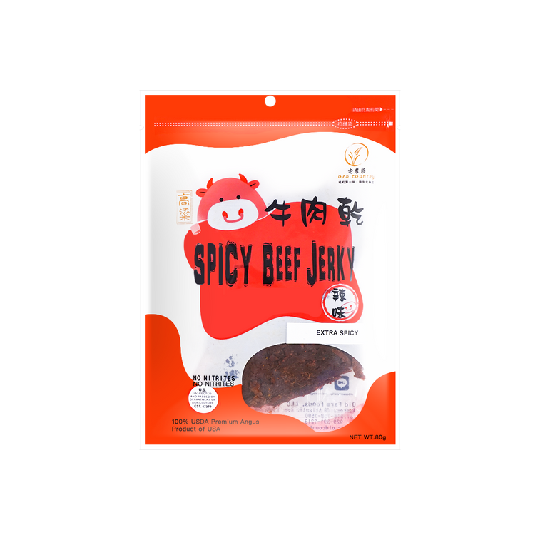 Old Country Beef Jerky, Extra Spicy Flavor 80 g