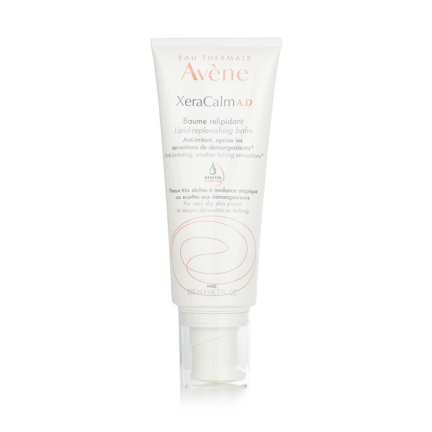 Avene XeraCalm A.D Lipid-Replenishing Balm – For Very Dry Skin Prone to Atopic Dermatitis or Itching 200 ml