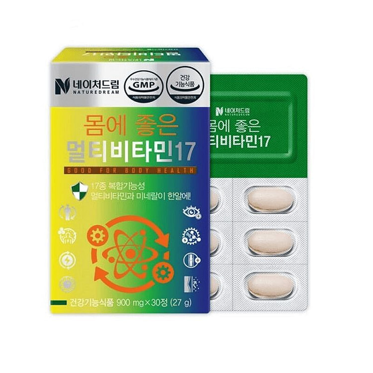 自然之梦复合维生素17健康900毫克 30 个