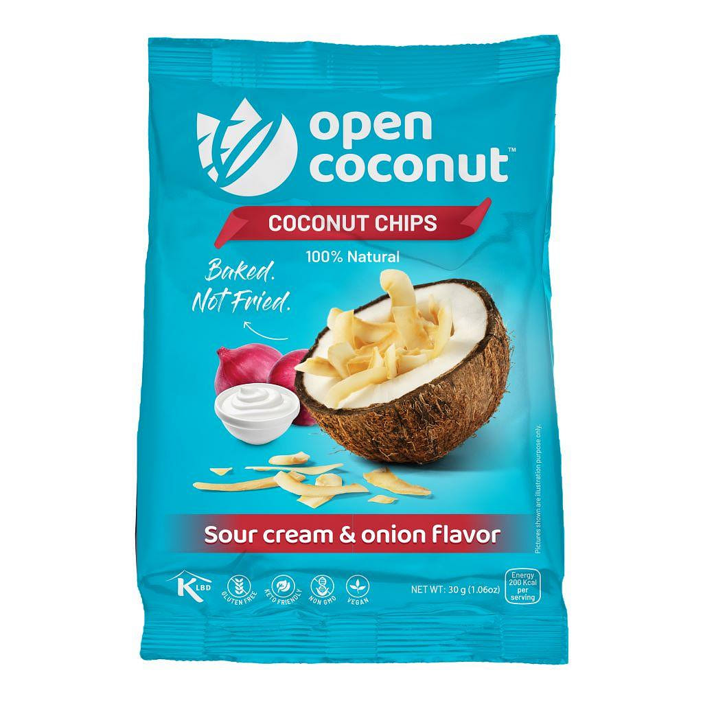 Coconut Chips Sour Cream and Onion Flavor 30 g
