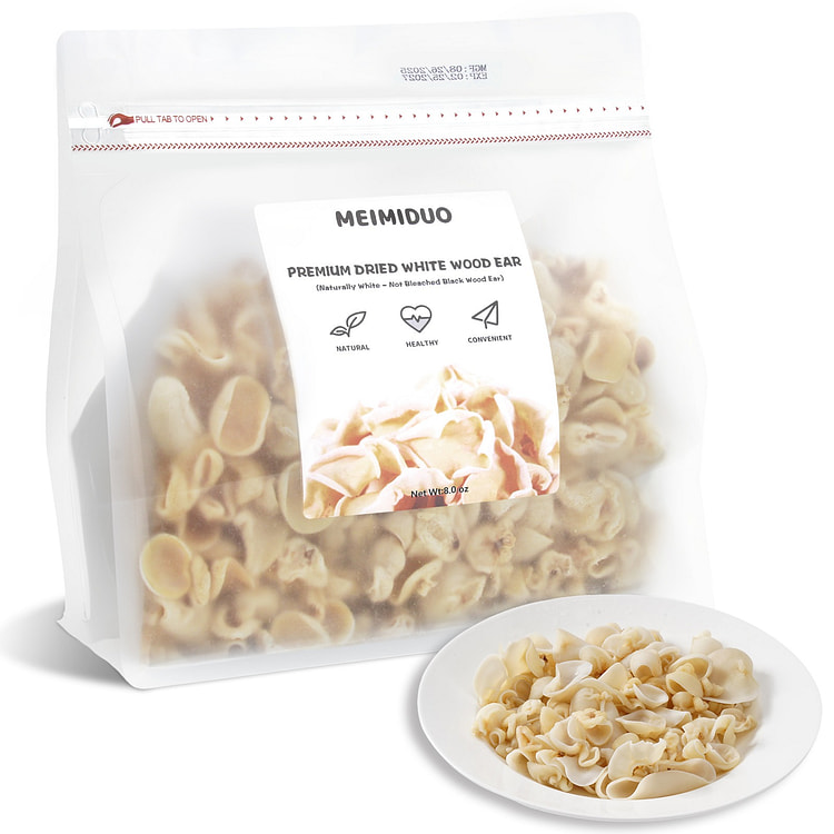 Dried White Wood Ear Mushrooms 24oz (681g) 23.99 count
