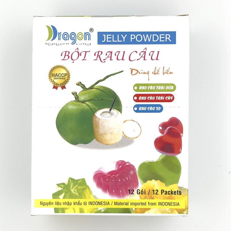 DRAGON Coconut Jelly Powder Mix 1 box*12 pack