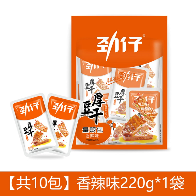 劲仔厚豆干香辣味220g*1袋