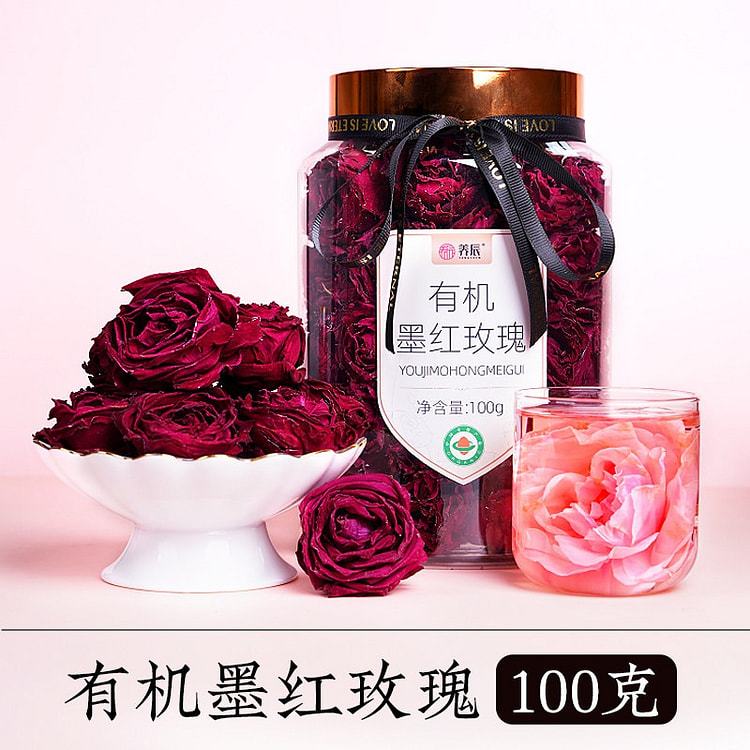 Yangchen Organic Freeze-Dried Dark Red Rose Tea 100 g