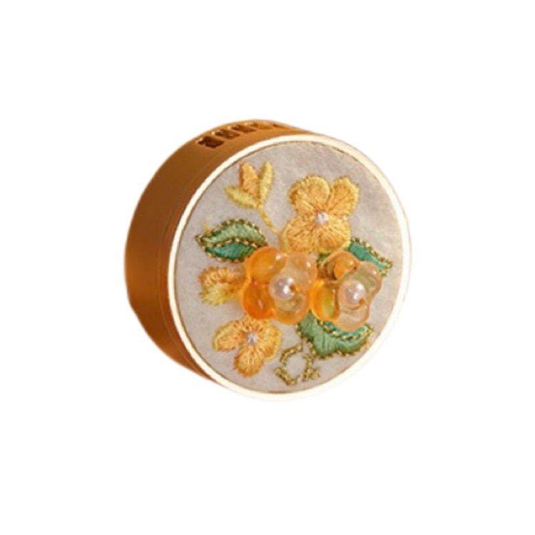 钱丽 刺绣车载香氛 出风口香片 国风香薰-大富大桂 1 个