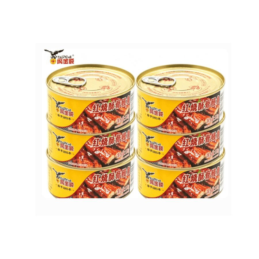 Braised crispy bone eel can 118g*1 can. 118 g