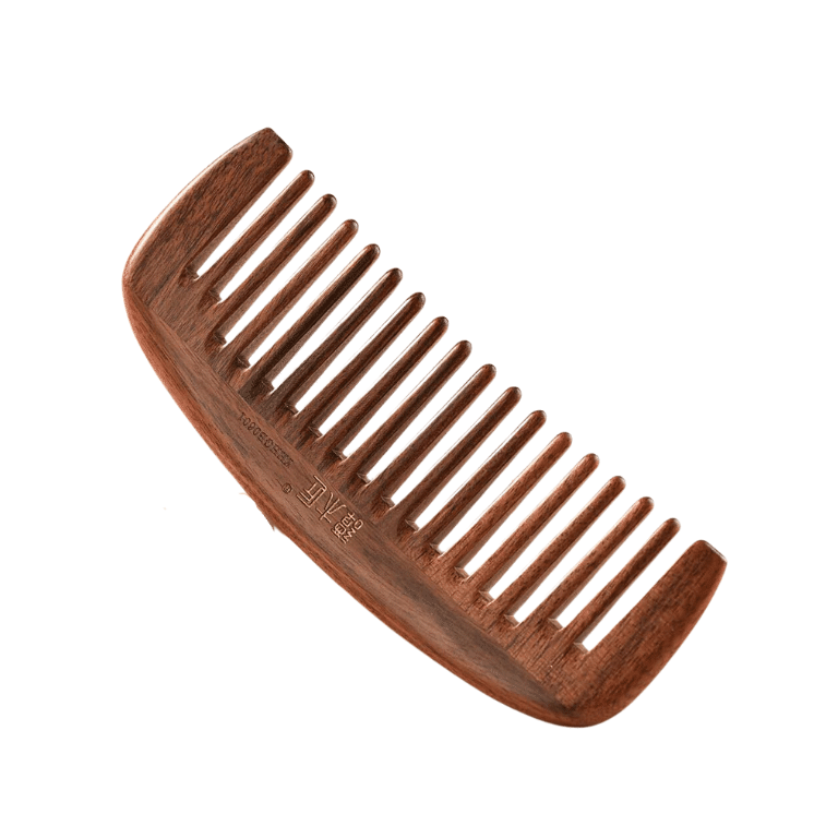 TAN MUJIANG WIDE TOOTH COMB 1 count