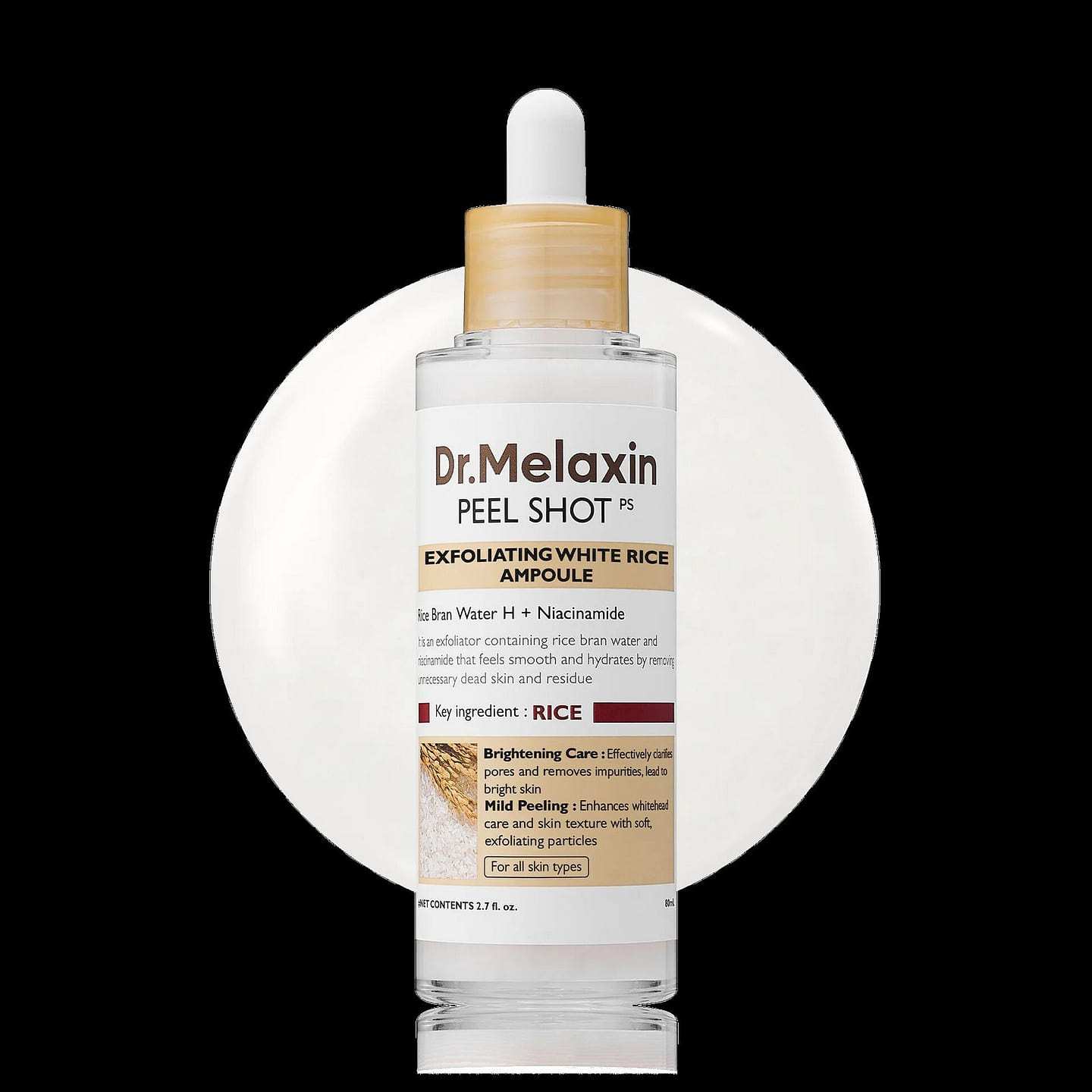 Dr. Melaxin Peel Shot Glow White Rice Ampoule 80 ml