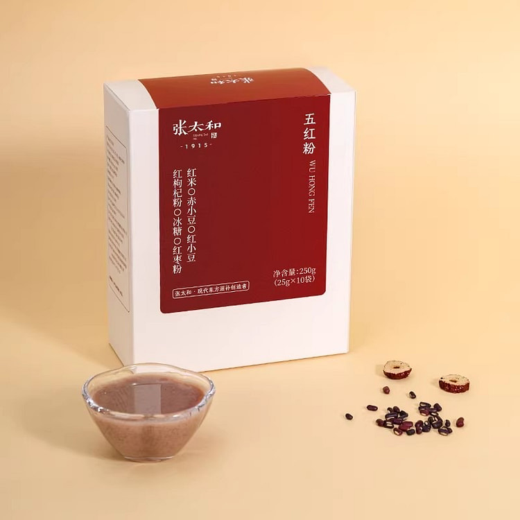 张太和 五红粉 免煮即食补养产后营养250g/盒 1 盒