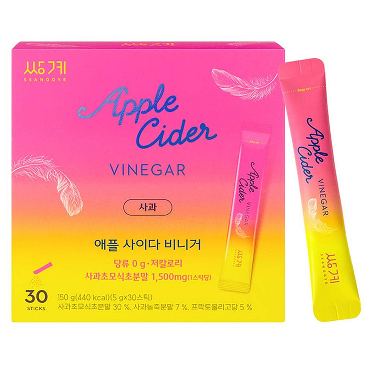 쌍계명차 애플사이다비니거 사과맛 5g 30입 1박스