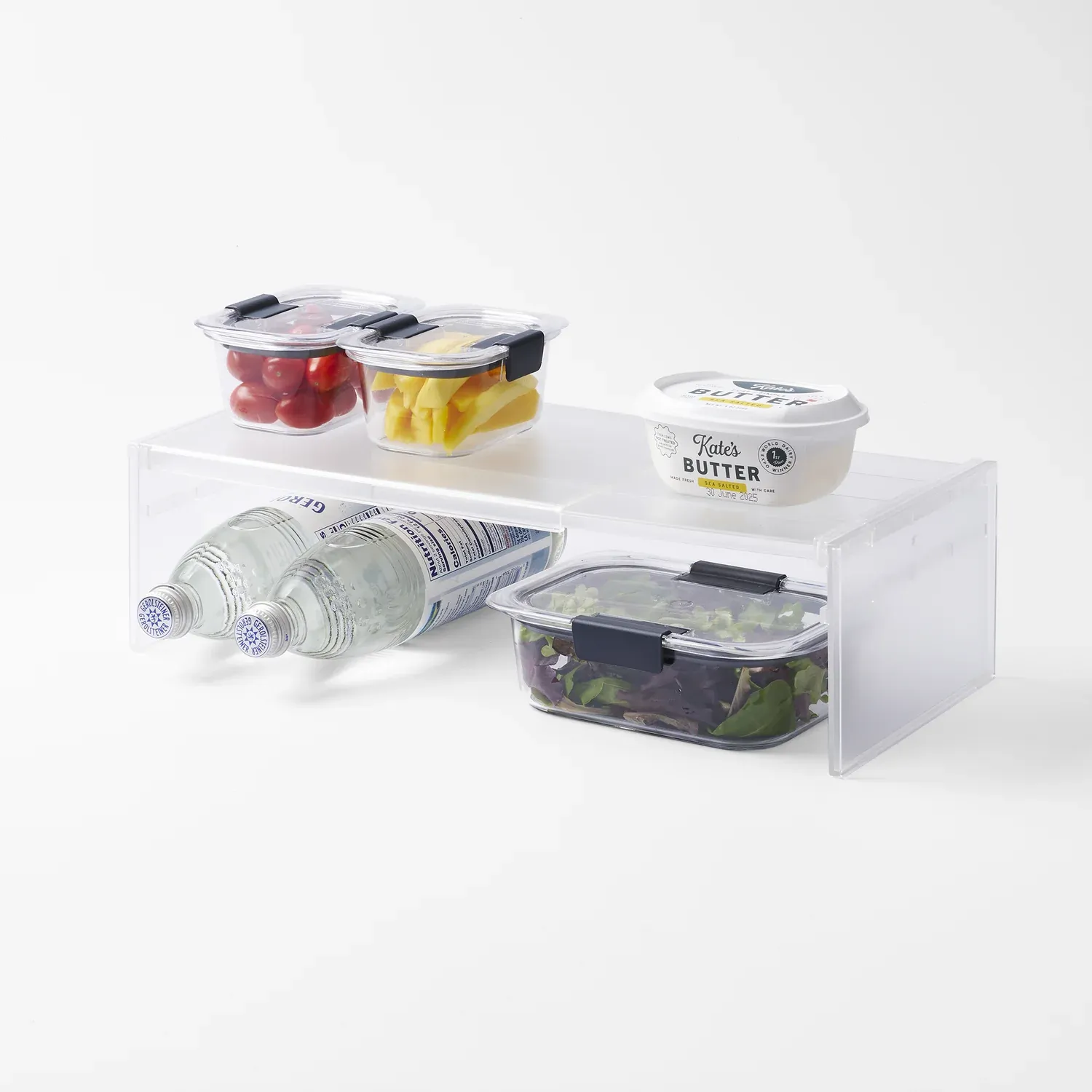 Expandable Refrigerator Riser Shelf White 1 個