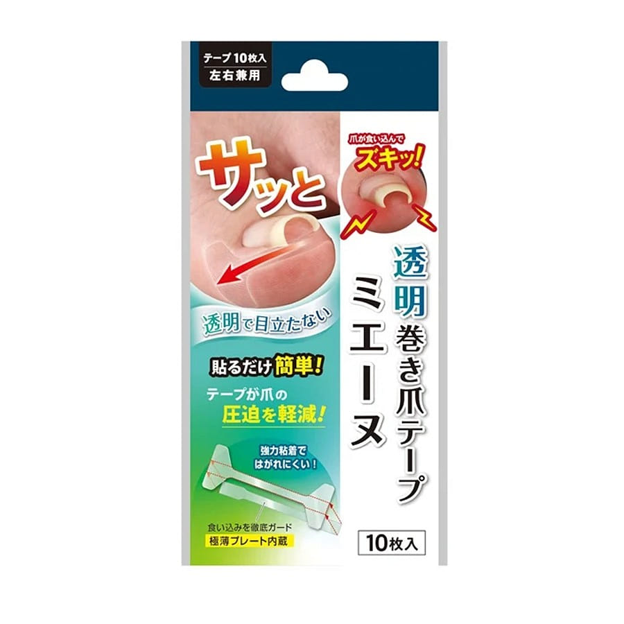 Miene Transparent Ingrown Toenail Correction Tape 1 each