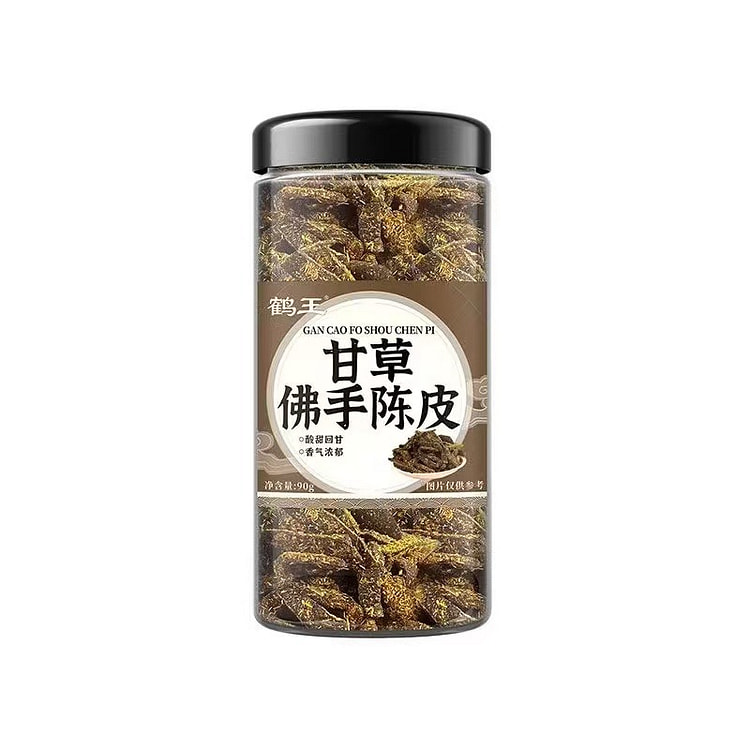 He Wang Licorice, Buddha's Hand, and Chenpi 90g 1 bottle