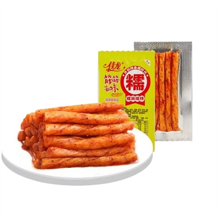 佳龙 素牛筋 小包装辣条 18g/袋 1 包