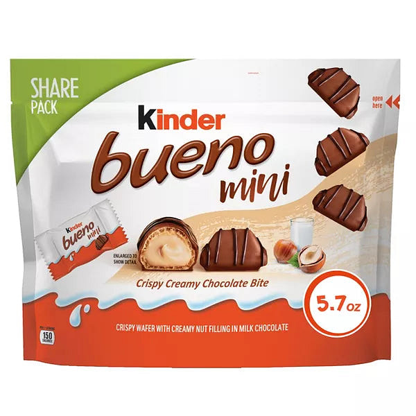 Kinder Bueno 迷你糖果分享包 5.7 盎司