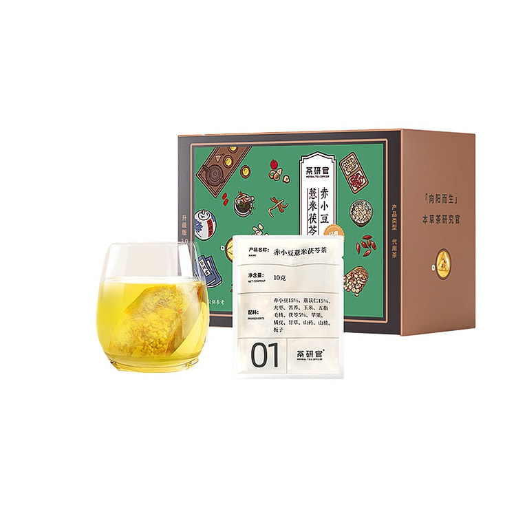 茶研官赤小豆薏米茶200g*1盒 200 克
