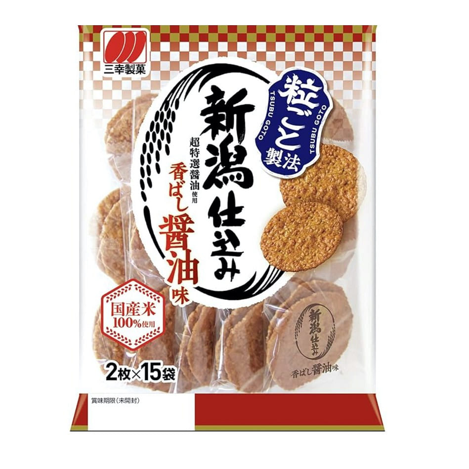 Sanko Seika Niigata Soy Sauce Flavor 30 Pieces 1 box