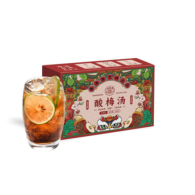 香港宝芝林 桂花酸梅汤 清凉一夏冰镇消暑饮料12包
