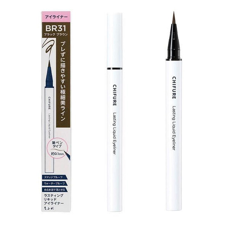 CHIFURE Lasting Liquid Eyeliner BR31 Dark Brown 1 count