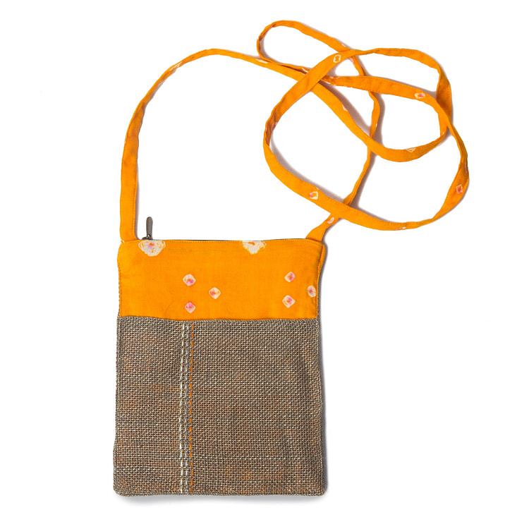 Ohrna JHULI Cross Body Bag - GrayYellow