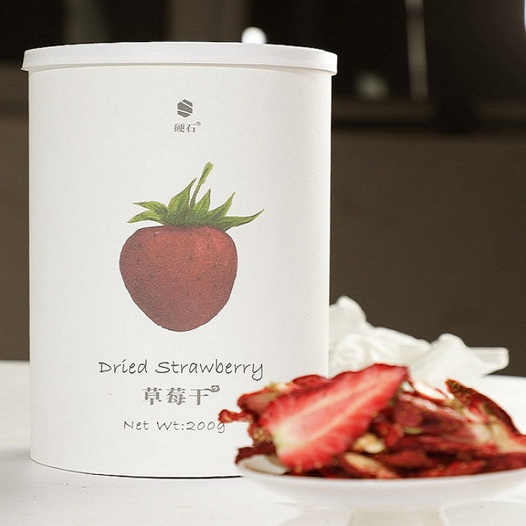 dried strawberries.