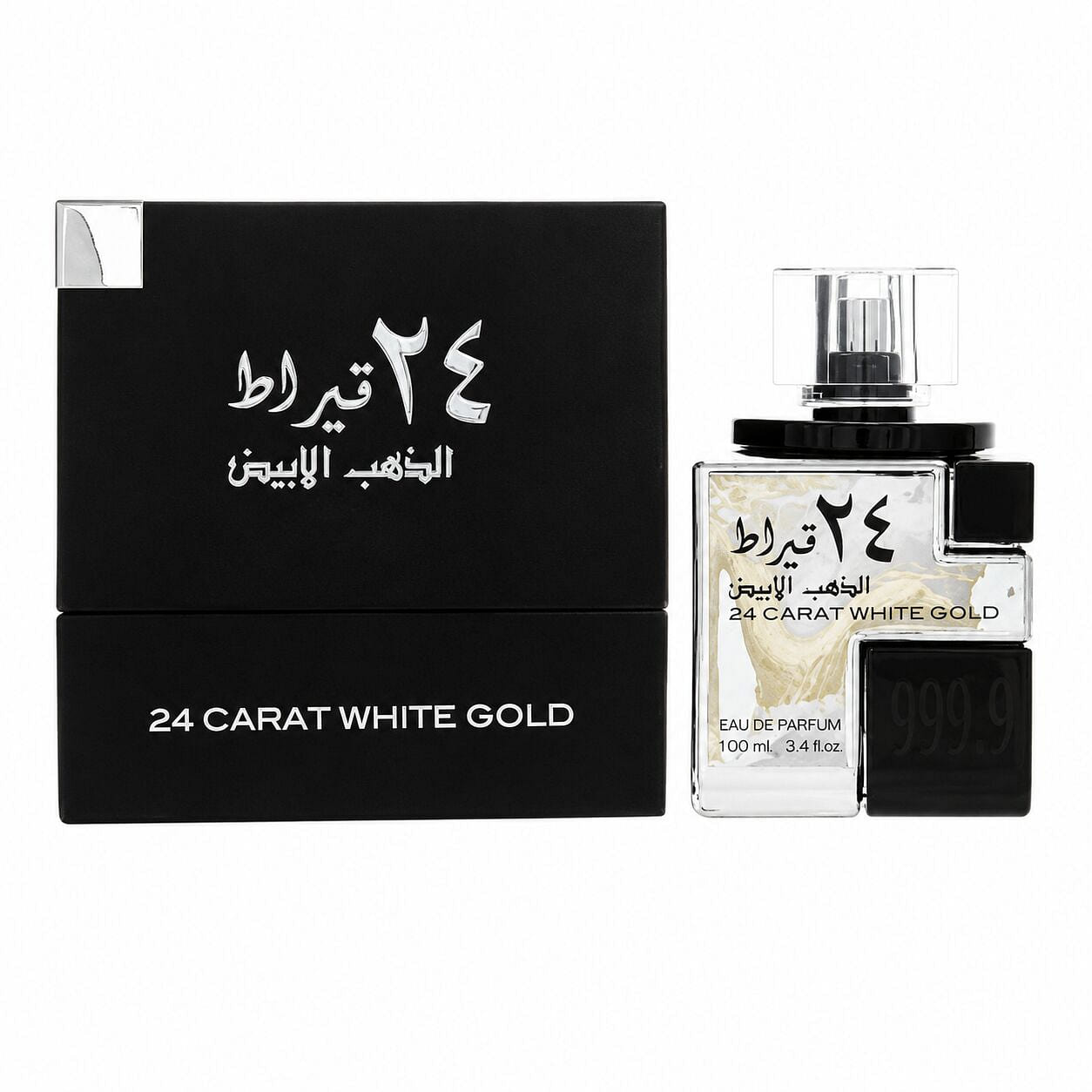 Lattafa 24 Carat White Gold EDP 3.4oz Unisex 1 pack