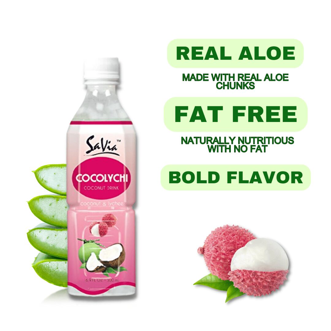 Get Savia Coconut Lychee Drink 16.9oz 12 case Delivered | Weee! Asian Market