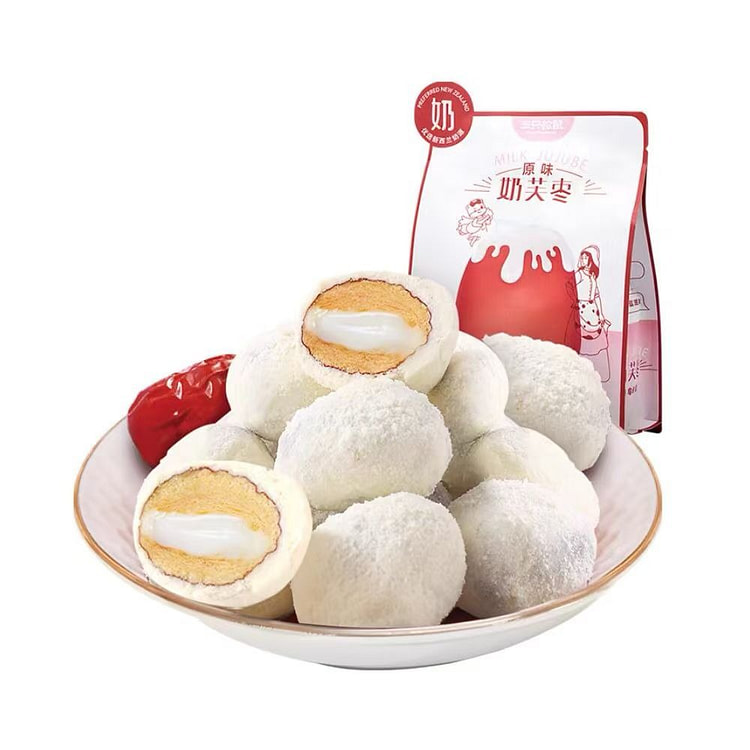 三只松鼠原味奶芙枣-无核夹心枣零食120gx1袋 120 克