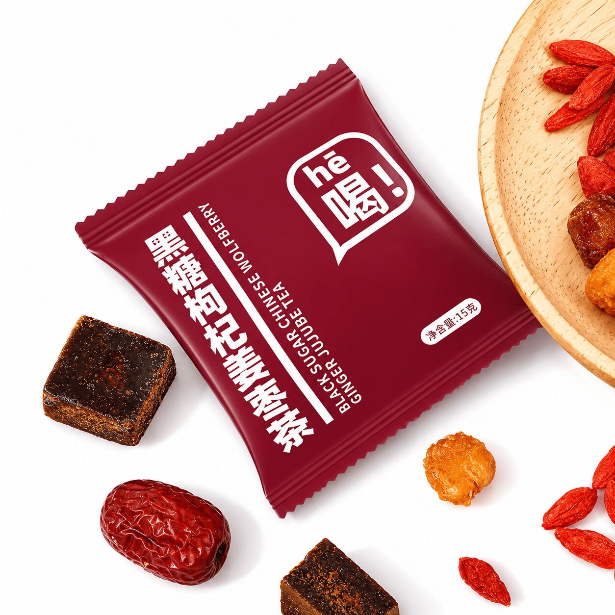 Get Black Sugar Chinese Wolfberry Ginger Jujube Tea Delivered