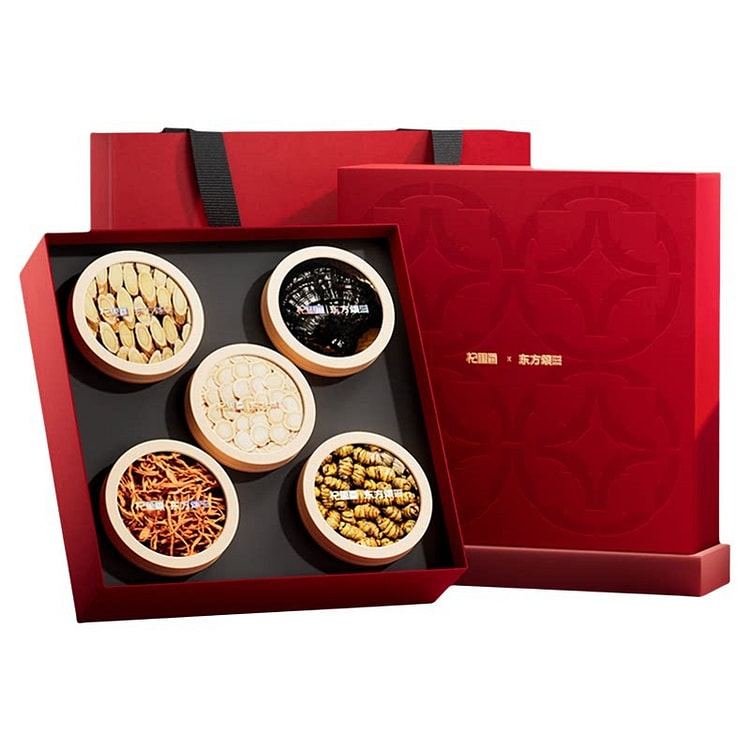 1杞里香西洋参黑枸杞黄芪五拼滋补礼盒230g*1盒 230 克