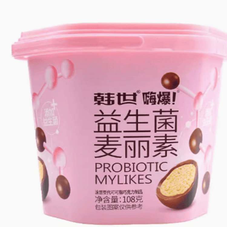 韩世 益生菌麦丽素桶装 108g
