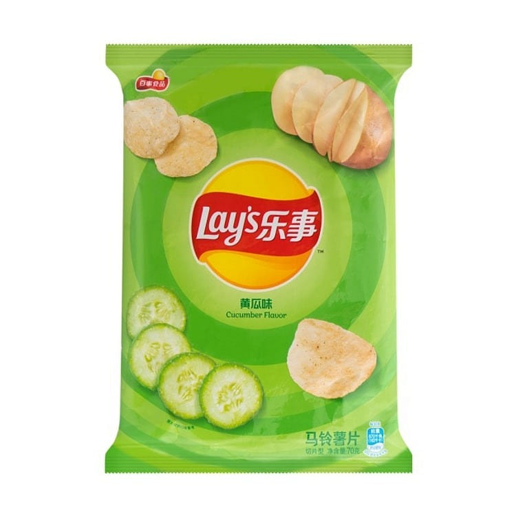 Lays Potato Chips (Cucumber Flavor) 70 g