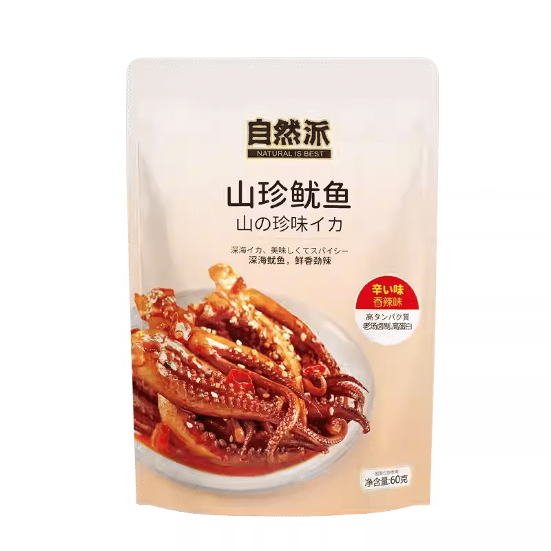 Spicy Mountain Delicacy Squid 60g*1 Bag 60 g