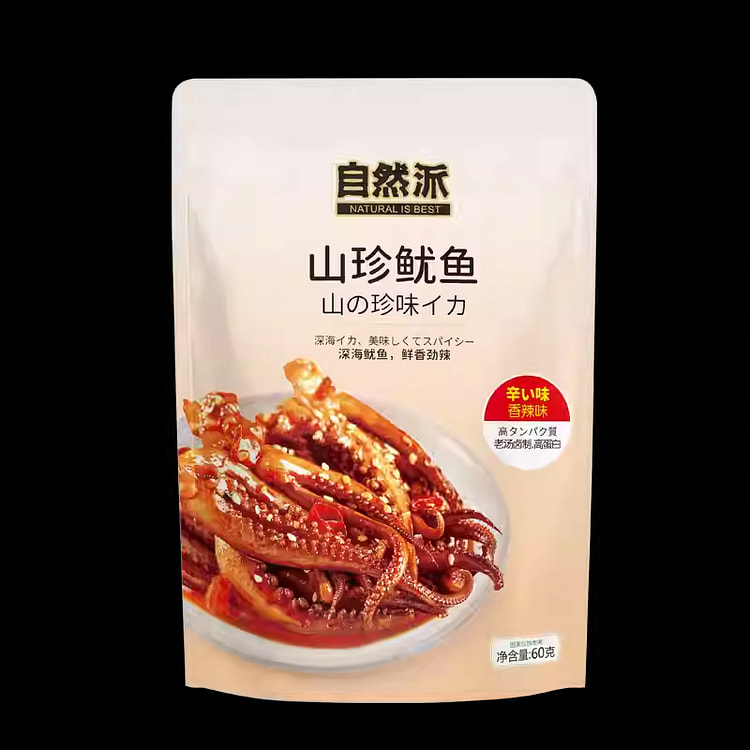 香辣味山珍鱿鱼60g*1袋 60 克