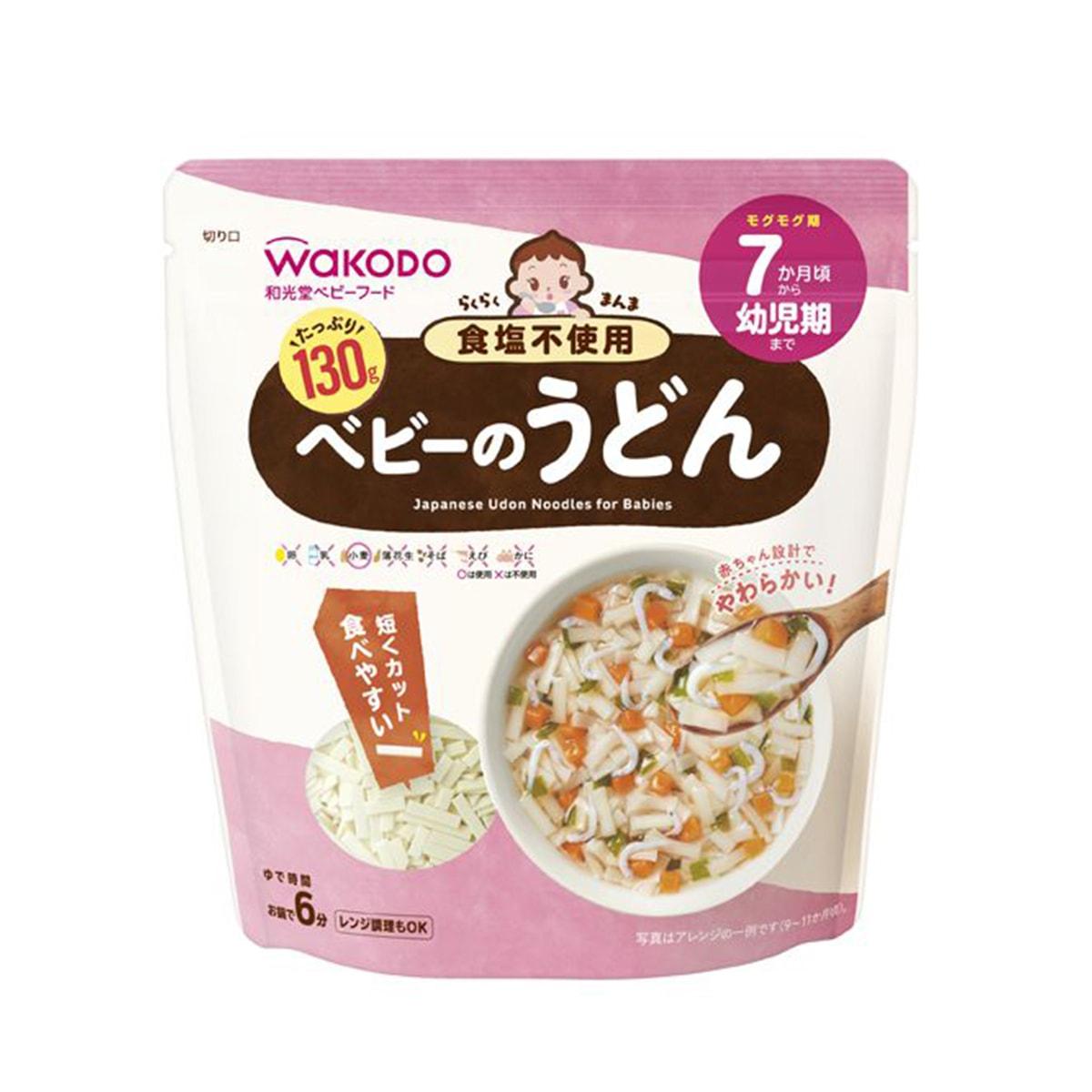 Wakodo Baby Food Udon Noodles 130g 1 each