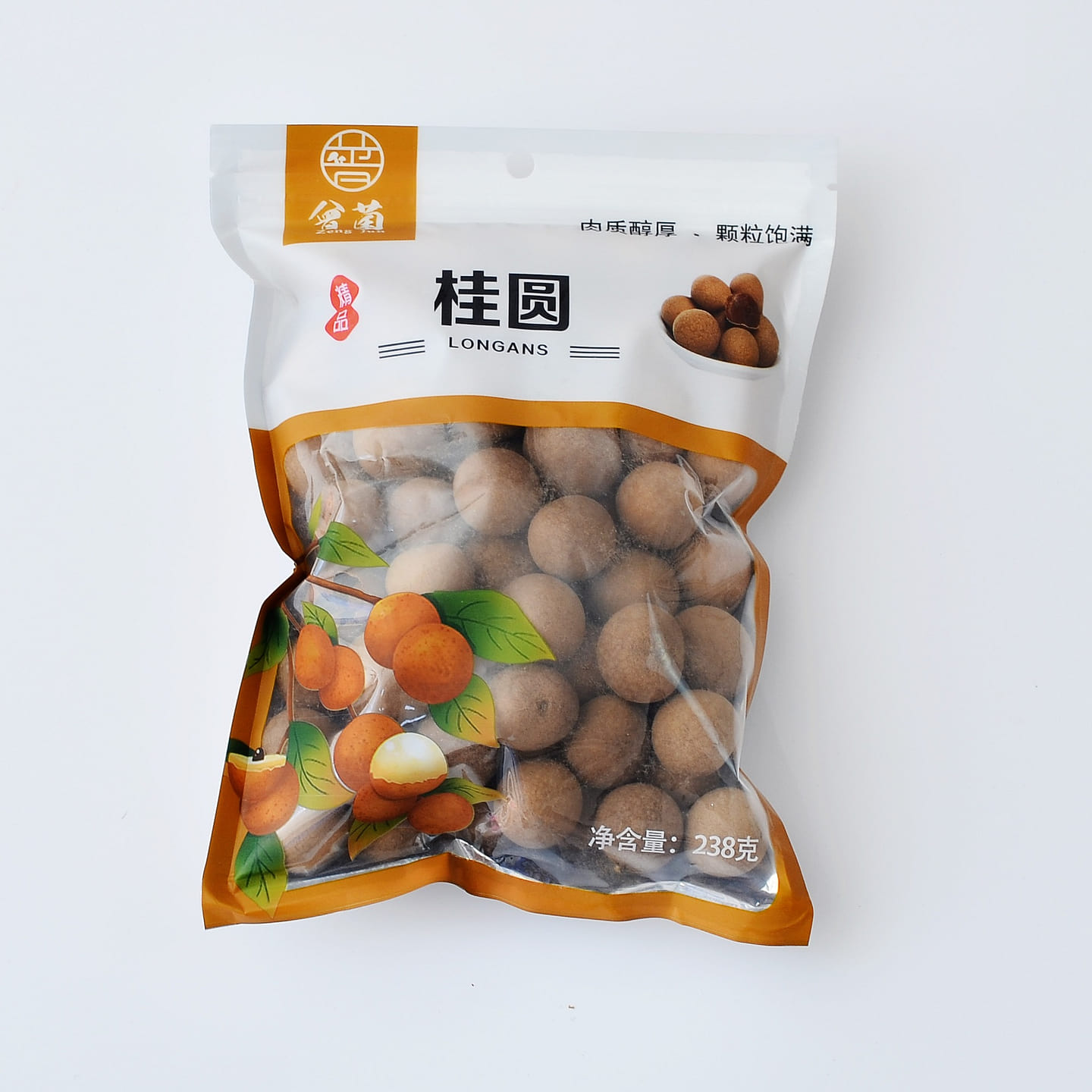 【Dried fruits】Selected longan The meat is thick and tender 238 g