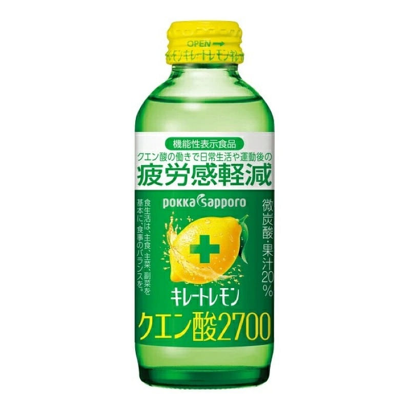 Pokka Sapporo Lemon Carbonated Drink 1 BOTTLE 1 bottle